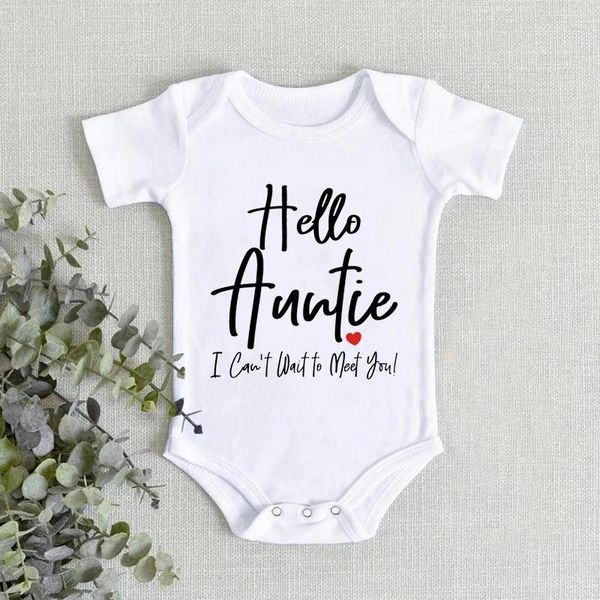 hello auntie i can't wait to meet you baby bodysuit funny pregnancy announcement clothes romper onesie boy girl shower gift rompers, Blue
hello auntie i can't wait to meet you baby bodysuit funny pregnancy announcement clothes romper onesie boy girl shower gift rompers, Blue