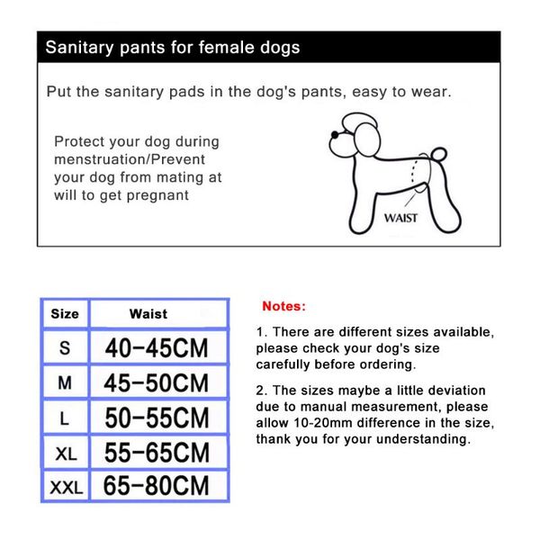 dog apparel s-xxl female pet physiological pants puppy shorts sanitary panties menstruation underwear briefs dogs diapers
dog apparel s-xxl female pet physiological pants puppy shorts sanitary panties menstruation underwear briefs dogs diapers