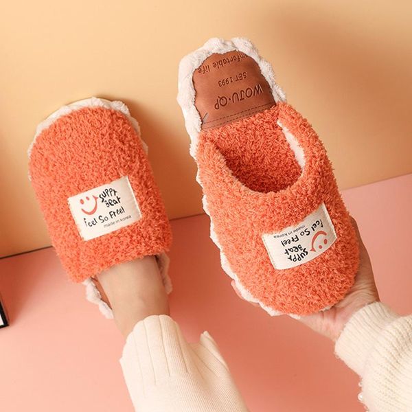 slippers warm skin-friendly winter women smile fluffy floor slipper plush fleece flat for couple indoor men home cotton shoes, Black
slippers warm skin-friendly winter women smile fluffy floor slipper plush fleece flat for couple indoor men home cotton shoes, Black