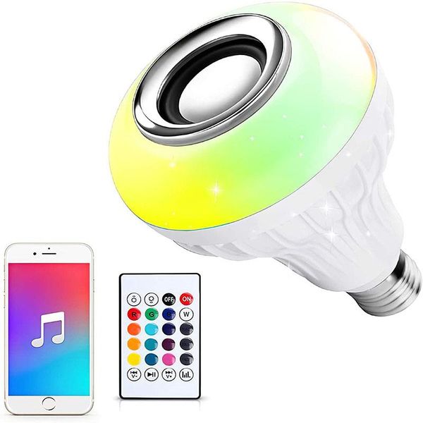 bulbs bluetooth light bulb with speaker smart music remote control 12w e26 base color change lamp for bar home party bedroom
bulbs bluetooth light bulb with speaker smart music remote control 12w e26 base color change lamp for bar home party bedroom