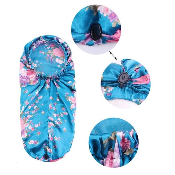 beanie/skull caps hair bonnets for women printed elastic band silky sleeping foldable nightcap with button braids loose q5we, Blue;gray
beanie/skull caps hair bonnets for women printed elastic band silky sleeping foldable nightcap with button braids loose q5we, Blue;gray