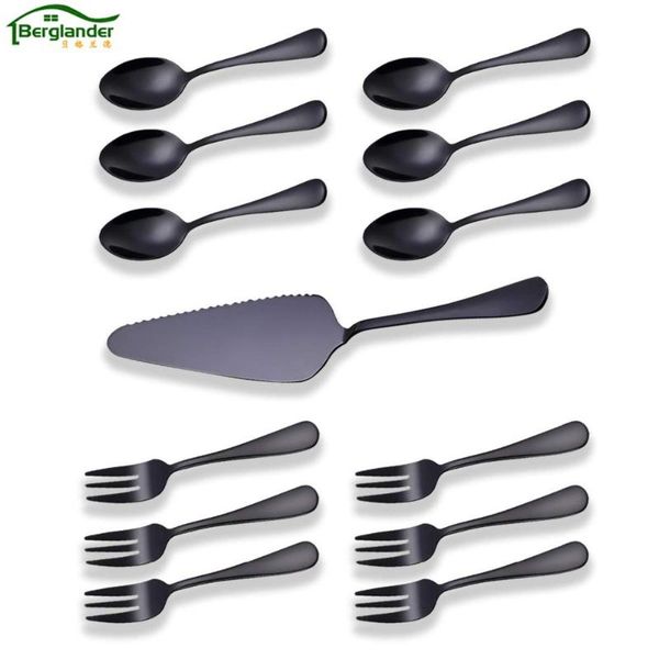 baking & pastry tools berglander 13pcs/set stainless steel black plated cake serving set server fork dessert spoon for birthday gift
baking & pastry tools berglander 13pcs/set stainless steel black plated cake serving set server fork dessert spoon for birthday gift