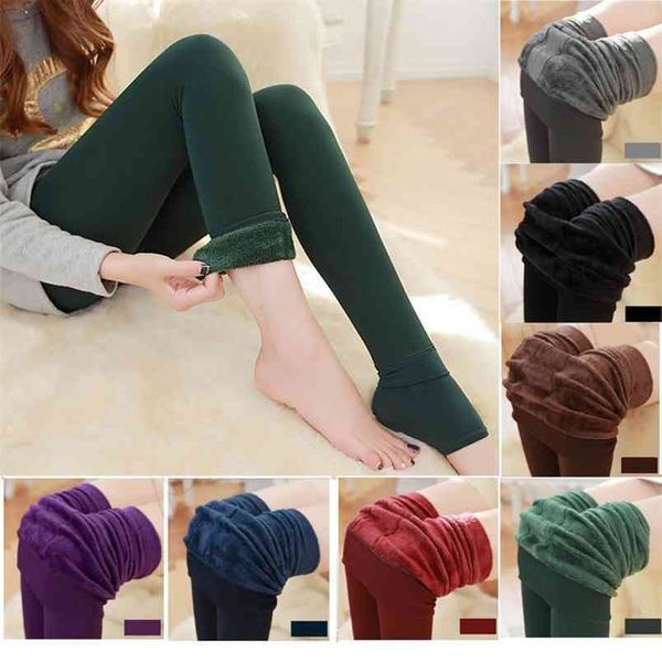 women leggings female winter warm solid color fleece trousers casual ladies multicolor skinny underwear 210522, Black;white
women leggings female winter warm solid color fleece trousers casual ladies multicolor skinny underwear 210522, Black;white