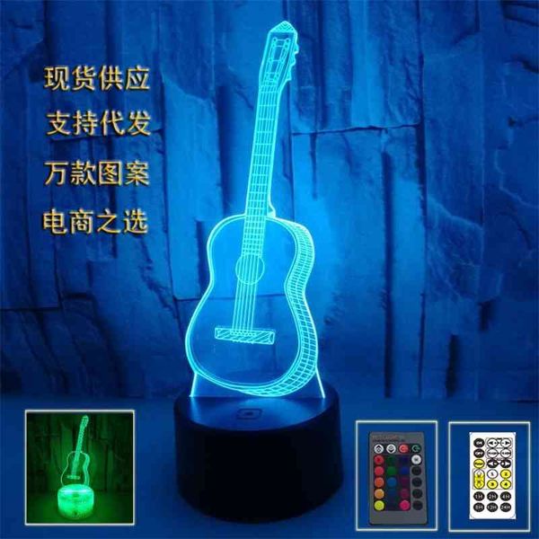 3d guitar led night seven color touch visual creative gift atmosphere table lamp
3d guitar led night seven color touch visual creative gift atmosphere table lamp