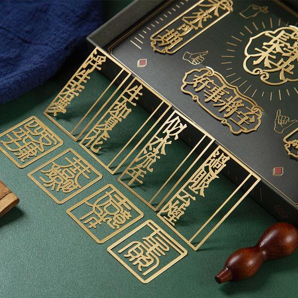 chinese style brass bookmark gift box ancient text design retro book clip metal pagination mark school office stationery supply
chinese style brass bookmark gift box ancient text design retro book clip metal pagination mark school office stationery supply