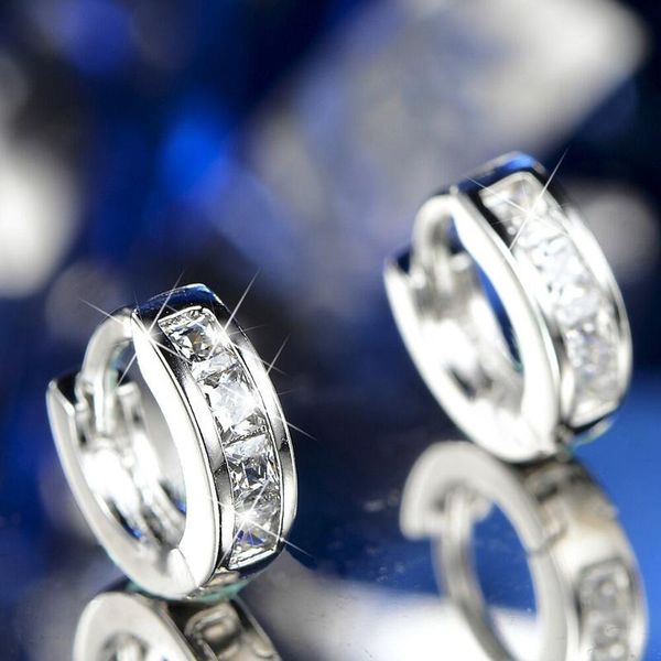 exquisite silver plated white zircon round crystal small huggie hoop earrings for women men fashion hip hop jewelry &, Golden;silver
exquisite silver plated white zircon round crystal small huggie hoop earrings for women men fashion hip hop jewelry &, Golden;silver