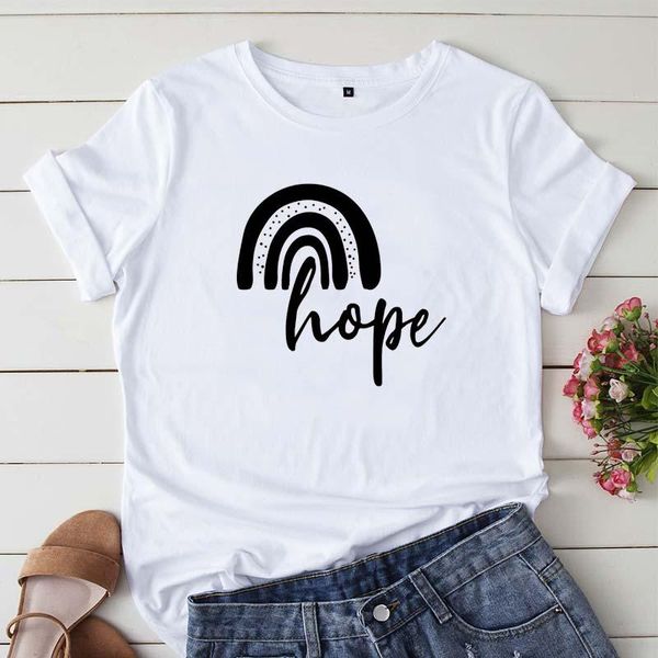women's t-shirt hope women aesthetic graphic tees inspirational harajuku slogan fashion summer cotton short sleeved, White
women's t-shirt hope women aesthetic graphic tees inspirational harajuku slogan fashion summer cotton short sleeved, White