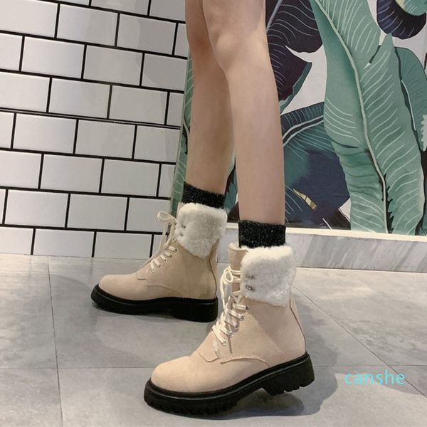 fashion-designer winter warm non-slip women snow boots versatile wool ankle booties classic wearproof boot, Black
fashion-designer winter warm non-slip women snow boots versatile wool ankle booties classic wearproof boot, Black