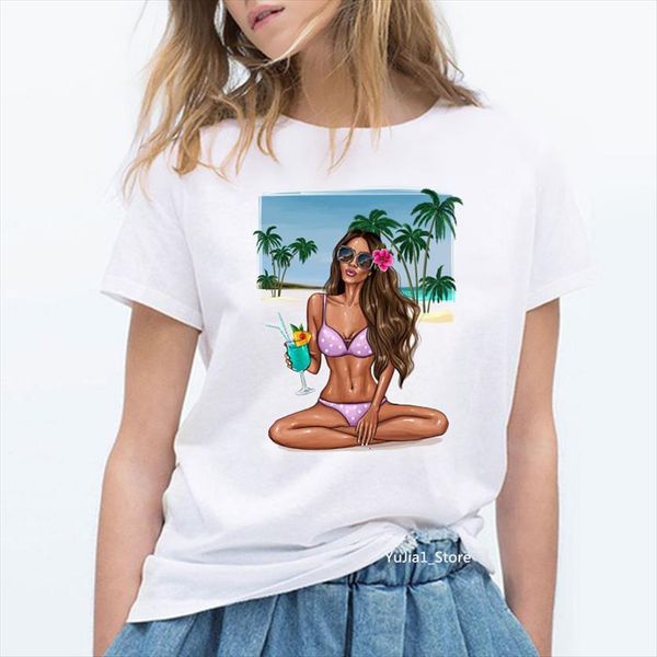 vogue summer beach women print 90s hipster tee femme tumblr clothes ropa mujer white cute custom
vogue summer beach women print 90s hipster tee femme tumblr clothes ropa mujer white cute custom