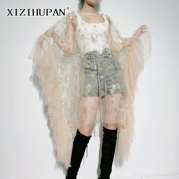 casual dresses xizihupan sheer mesh embroidered patterned women round neck batwing long sleeve straight summer dress 2021 fashion, Black;gray
casual dresses xizihupan sheer mesh embroidered patterned women round neck batwing long sleeve straight summer dress 2021 fashion, Black;gray