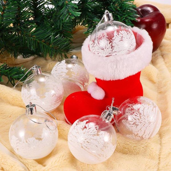 christmas decorations 6pcs 6cm clear candy boxes romantic ball transparent plastic bauble ornament
christmas decorations 6pcs 6cm clear candy boxes romantic ball transparent plastic bauble ornament