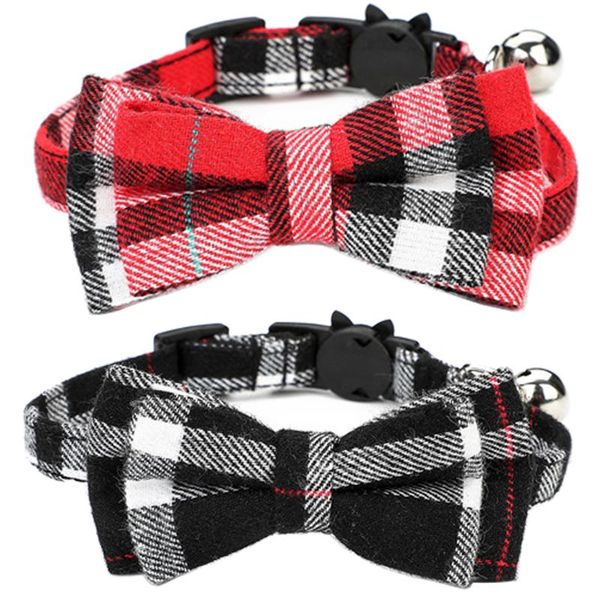 cat collars & leads 2pcs/pack breakaway collar with bell and bowtie detachable charm adjustable classic plaid kitten safety for pets
cat collars & leads 2pcs/pack breakaway collar with bell and bowtie detachable charm adjustable classic plaid kitten safety for pets