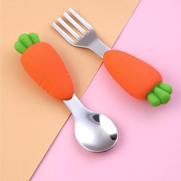 baby tableware set children utensil stainless steel toddler dinnerware infant feeding spoon fork cups, dishes & utensils
baby tableware set children utensil stainless steel toddler dinnerware infant feeding spoon fork cups, dishes & utensils