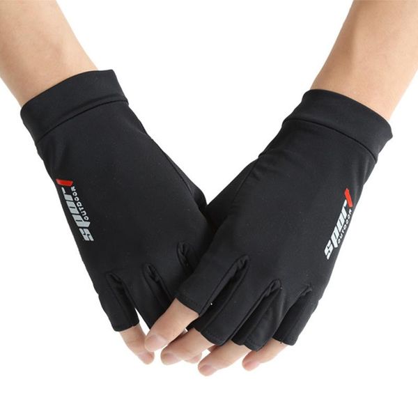 cycling gloves sunscreen ice silk half finger men women summer cool fishing breathable bodybuilding fitness gym sports, Black
cycling gloves sunscreen ice silk half finger men women summer cool fishing breathable bodybuilding fitness gym sports, Black