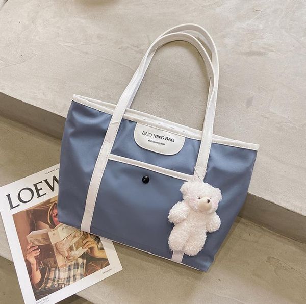 large-capacity fashion contrast color nylon bags women's shoulder armpit bag casual simple handbag student totes
large-capacity fashion contrast color nylon bags women's shoulder armpit bag casual simple handbag student totes