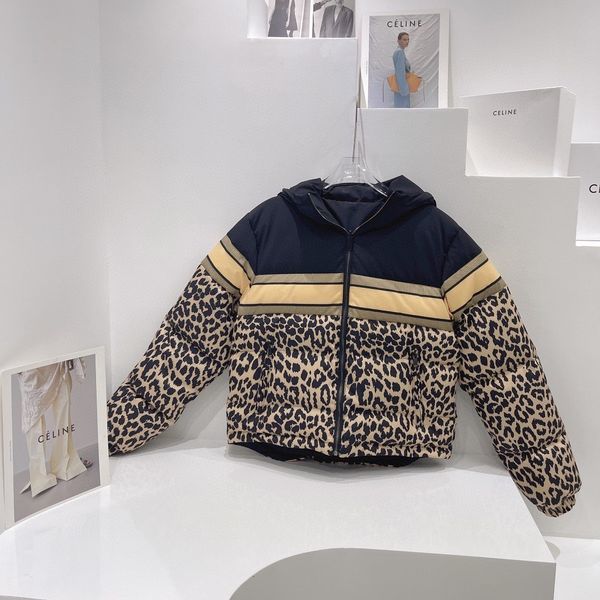 d family's 21 winter new thousand bird check leopard print double-sided down jacket, women's coat, Black
d family's 21 winter new thousand bird check leopard print double-sided down jacket, women's coat, Black