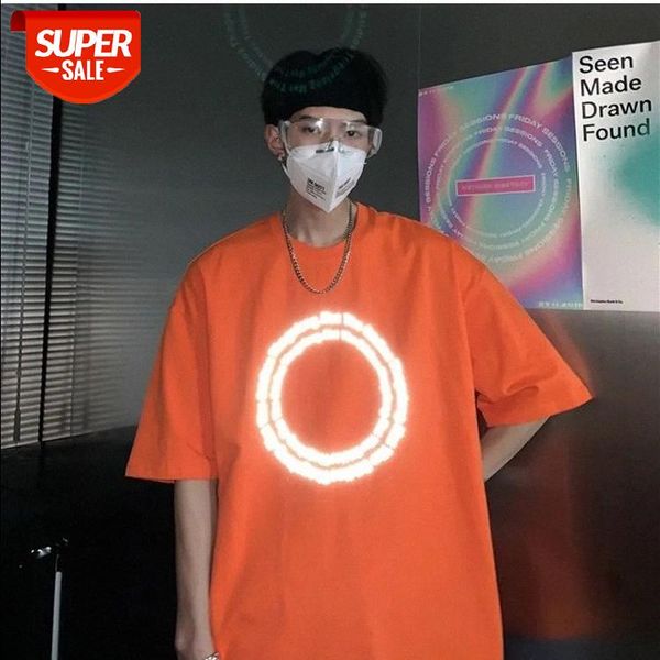 aberdeen art men orange reflective letter short sleeve t-shirt men's summer loose casual half bottom shirt #i46x, White;black
aberdeen art men orange reflective letter short sleeve t-shirt men's summer loose casual half bottom shirt #i46x, White;black