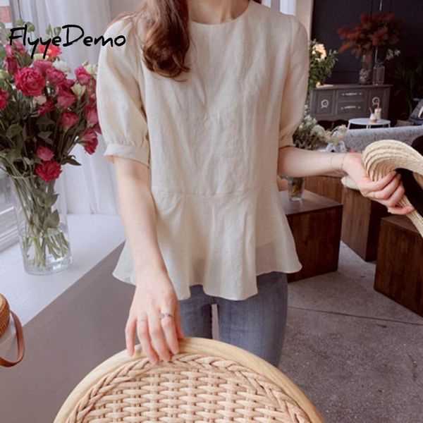 linen womens blouses pleated solid color half sleeve casual blouse ruffles dames lange mouwen blusas ladies women's & shirts, White
linen womens blouses pleated solid color half sleeve casual blouse ruffles dames lange mouwen blusas ladies women's & shirts, White