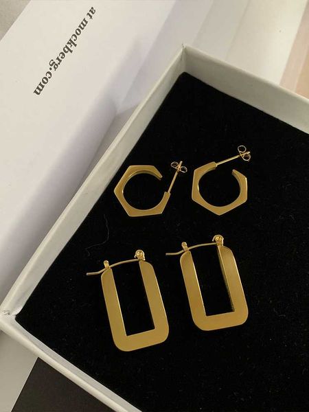 titanium geo earrings women 361l stainless steel jewelry punk party gown brincos t show runway rare korean japan style ins stud, Golden;silver
titanium geo earrings women 361l stainless steel jewelry punk party gown brincos t show runway rare korean japan style ins stud, Golden;silver