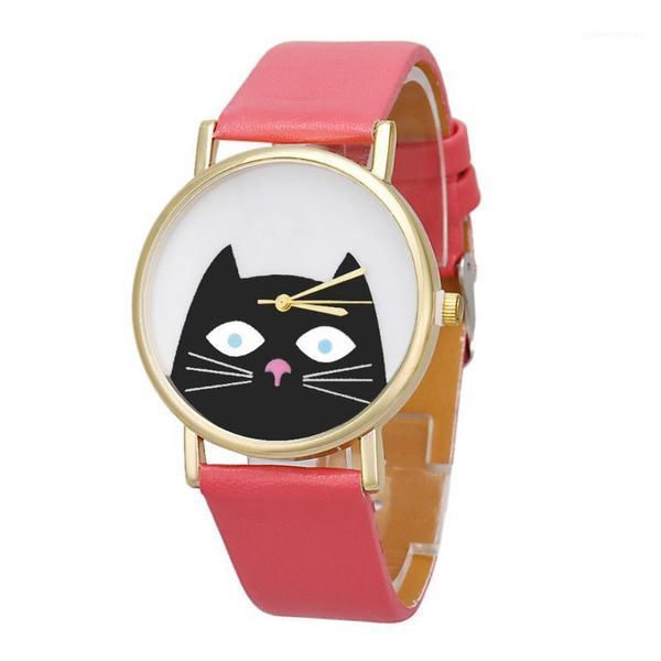 wristwatches delicate women cat printing watch pattern quartz analog watches ladies digital all-match wrist relojes para mujer, Slivery;brown
wristwatches delicate women cat printing watch pattern quartz analog watches ladies digital all-match wrist relojes para mujer, Slivery;brown