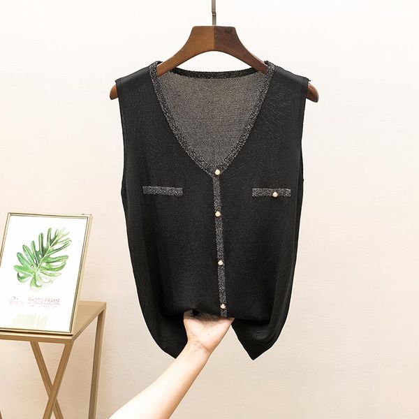 women's tanks & camis elegant patchwork knitted tank women white ice silk sleeveless v-neck thin korean summer 2021 arrival
women's tanks & camis elegant patchwork knitted tank women white ice silk sleeveless v-neck thin korean summer 2021 arrival