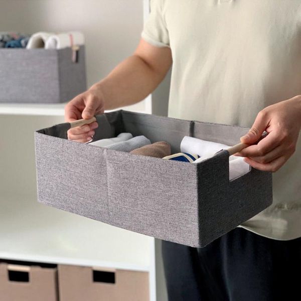 storage baskets agn wooden handle fabric foldable deskbox clothes underwear sundries basket student book
storage baskets agn wooden handle fabric foldable deskbox clothes underwear sundries basket student book