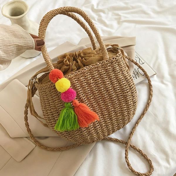 evening bags tassel straw basket casual rattan women shoulder crossbody bag big wicker woven handbag summer beach travel female tote
evening bags tassel straw basket casual rattan women shoulder crossbody bag big wicker woven handbag summer beach travel female tote