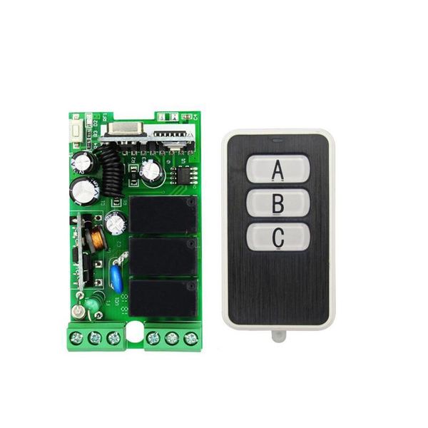 smart home control household ac110v 220 v 3ch wireless remote switch receiver transmitter power lighting/led 433mhz
smart home control household ac110v 220 v 3ch wireless remote switch receiver transmitter power lighting/led 433mhz