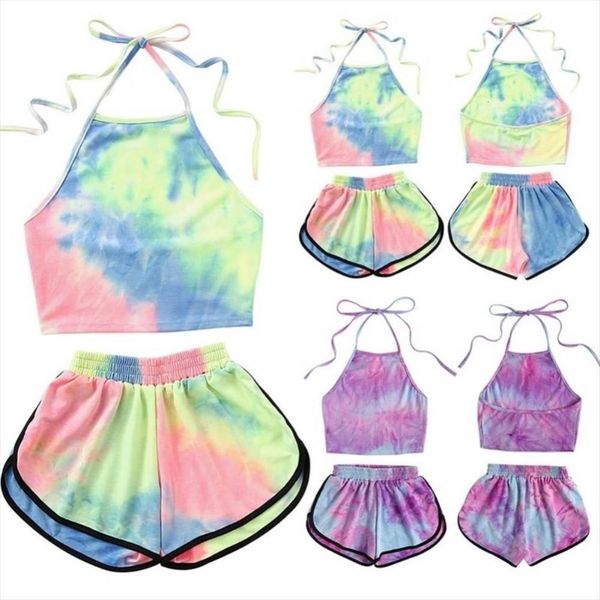 2pcs set summer fashion womens pants outfit tracksuit tie dye halter suit sleeveless backless crop shorts women suits, White
2pcs set summer fashion womens pants outfit tracksuit tie dye halter suit sleeveless backless crop shorts women suits, White