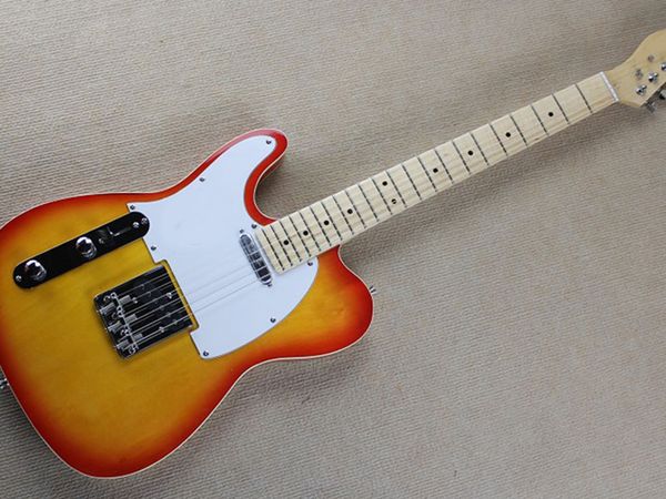 left hand electric guitar cs color body fixed bridge behind string white guard board maple
left hand electric guitar cs color body fixed bridge behind string white guard board maple