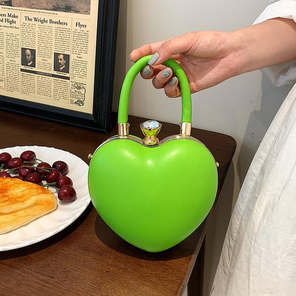 evening bags fashion woman's handbag tote for women candy color pu shoulder bag heart-shaped personality crossbody casual clutch
evening bags fashion woman's handbag tote for women candy color pu shoulder bag heart-shaped personality crossbody casual clutch