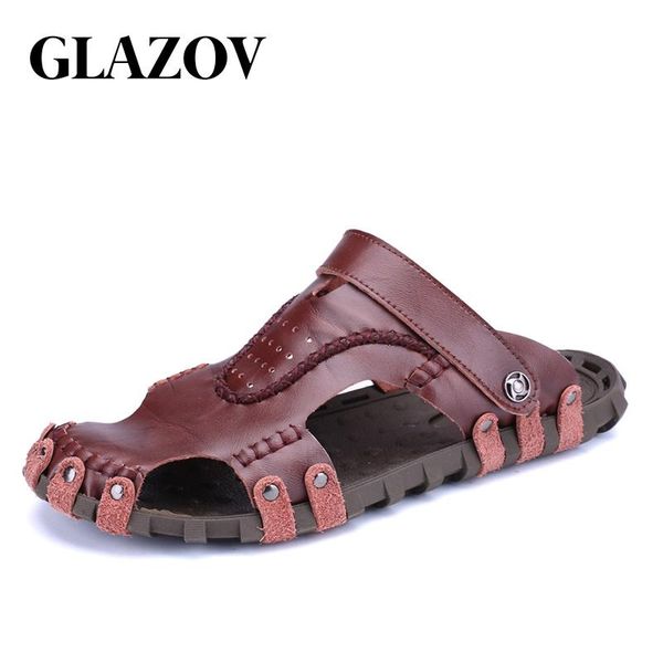 sandals glazov brand summer for men leather beach breathable comfortable soft slippers flip-flops 2021, Black
sandals glazov brand summer for men leather beach breathable comfortable soft slippers flip-flops 2021, Black