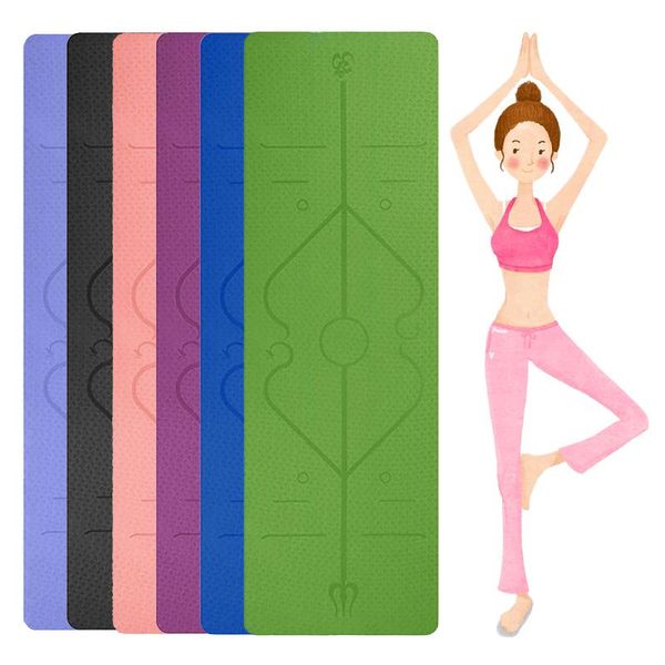 yoga mats tpe black profesional mat with position line excersize for home workouts fitness gifts women workout
yoga mats tpe black profesional mat with position line excersize for home workouts fitness gifts women workout