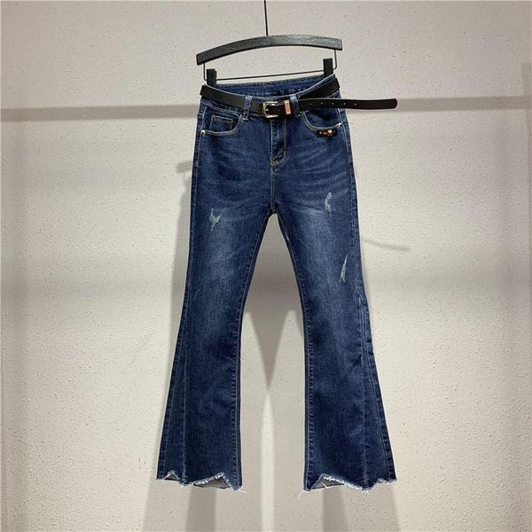 women's jeans womens flare sea blue irregular individual splicing high waist edge wide feet micro slacks trend
women's jeans womens flare sea blue irregular individual splicing high waist edge wide feet micro slacks trend