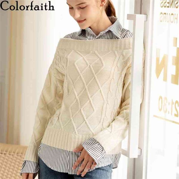 autumn winter women pullovers sweater v-neck knitting patchwork elegant office lady blouse sw8550 210416, White;black
autumn winter women pullovers sweater v-neck knitting patchwork elegant office lady blouse sw8550 210416, White;black