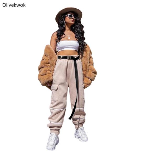 women's pants & capris olivekwok autumn winter women casual streetwear jogging with sashes high waist cotton warm loose pink p1735644, Black;white
women's pants & capris olivekwok autumn winter women casual streetwear jogging with sashes high waist cotton warm loose pink p1735644, Black;white