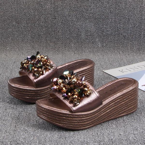 slippers house platform female shoes slides string bead women heels on a wedge rubber flip flops soft high flat hawaiian u0qn, Black
slippers house platform female shoes slides string bead women heels on a wedge rubber flip flops soft high flat hawaiian u0qn, Black