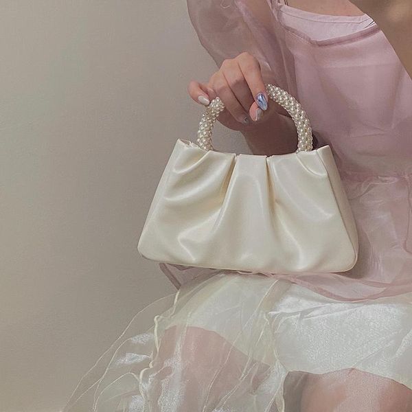 evening bags pearl handle small women's handbag 2021 pleated cloud mobile phone bag one-shoulder girl's elegant date crossbody min
evening bags pearl handle small women's handbag 2021 pleated cloud mobile phone bag one-shoulder girl's elegant date crossbody min