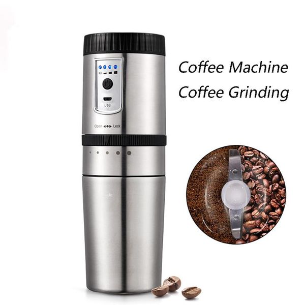 portable coffee maker multifunction mini espresso machine electric coffees grinder usb recharge stainless steel for car roasters
portable coffee maker multifunction mini espresso machine electric coffees grinder usb recharge stainless steel for car roasters