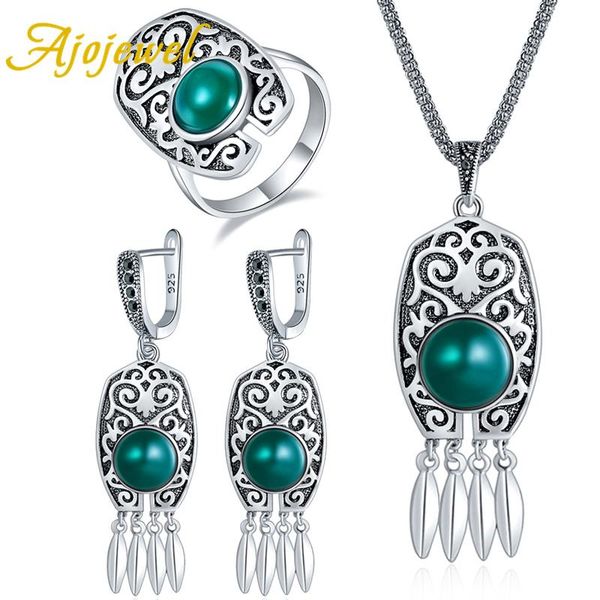 earrings & necklace ajojewel vintage carved orange/green resin round shape tassel ring size 7,8,9 for women bijoux set fine gift, Silver
earrings & necklace ajojewel vintage carved orange/green resin round shape tassel ring size 7,8,9 for women bijoux set fine gift, Silver
