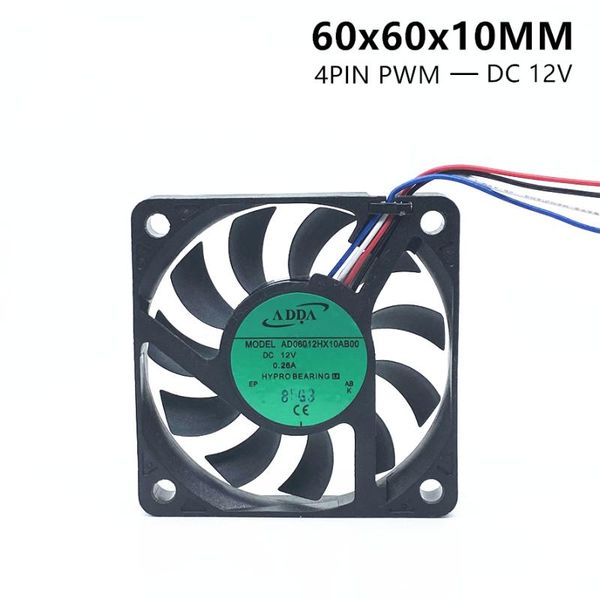 fans & coolings 2pcs adda 6010 60mm 60x60x10mm cooling fan hypro bearing ultra-thin silence ad06012hx10ab00 with 4pin pwm
fans & coolings 2pcs adda 6010 60mm 60x60x10mm cooling fan hypro bearing ultra-thin silence ad06012hx10ab00 with 4pin pwm