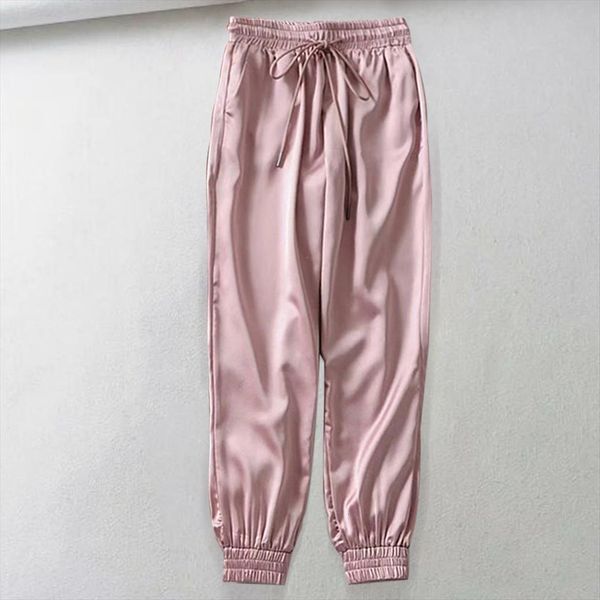 loose sweatpants satin cargo europe womens pants casual sport joggers streetwear, Black;white
loose sweatpants satin cargo europe womens pants casual sport joggers streetwear, Black;white