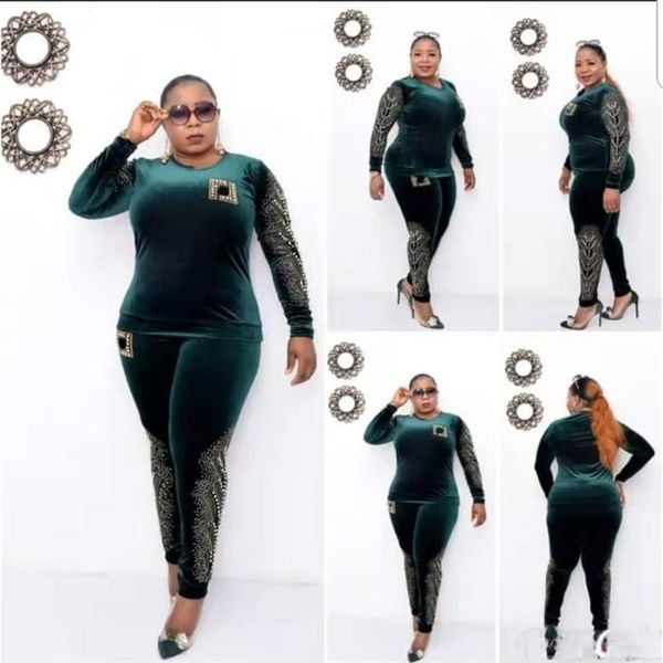 velvet african clothes 2 piece set women autumn winter 2021 africa clothing plus size famous suit dresses ethnic, Red
velvet african clothes 2 piece set women autumn winter 2021 africa clothing plus size famous suit dresses ethnic, Red