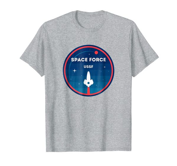 

USSF United States Space Force Logo T-Shirt With Rocket, Mainly pictures
