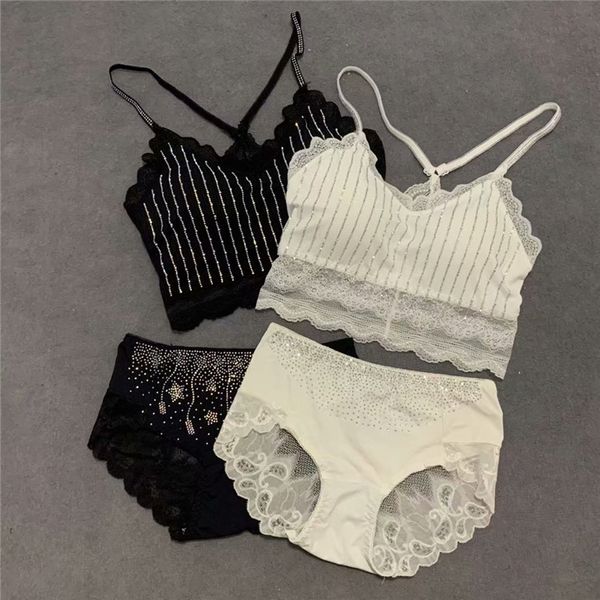 454 diamond decorations ice silk anti-slip sling lace push up womens detachable chest pad wrapped chest vest suit beauty back, Black;white
454 diamond decorations ice silk anti-slip sling lace push up womens detachable chest pad wrapped chest vest suit beauty back, Black;white