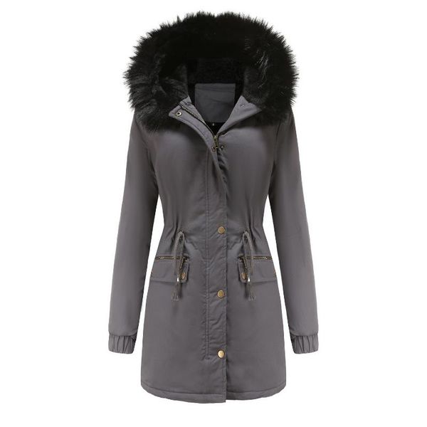 women's down & parkas d400 parka jacket hooded women thicken fleece warm fashion daily urban elegant loose artificial wool collar wadde, Black
women's down & parkas d400 parka jacket hooded women thicken fleece warm fashion daily urban elegant loose artificial wool collar wadde, Black