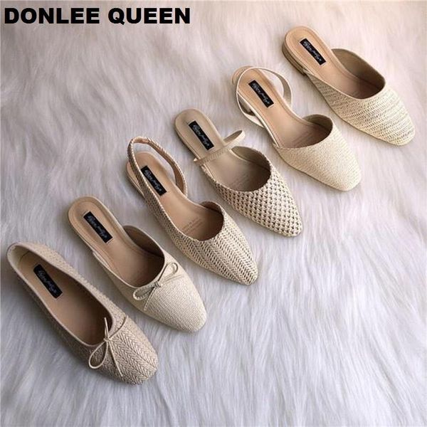 slippers 2021 summer shoes women slip on mules flat casual cane weave shoe outdoor slides beach flip flops sandalias mujer, Black
slippers 2021 summer shoes women slip on mules flat casual cane weave shoe outdoor slides beach flip flops sandalias mujer, Black