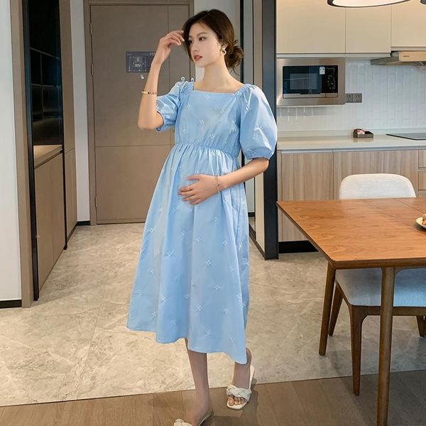 maternity dresses 09629# dress summer short sleeves korean style loose a line floral pregnant women plus size mom, White
maternity dresses 09629# dress summer short sleeves korean style loose a line floral pregnant women plus size mom, White