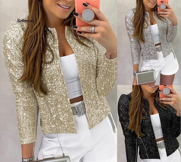 women's jackets women sequins splicing coat fashion long sleeve retro thin spring autumn, Black;brown
women's jackets women sequins splicing coat fashion long sleeve retro thin spring autumn, Black;brown