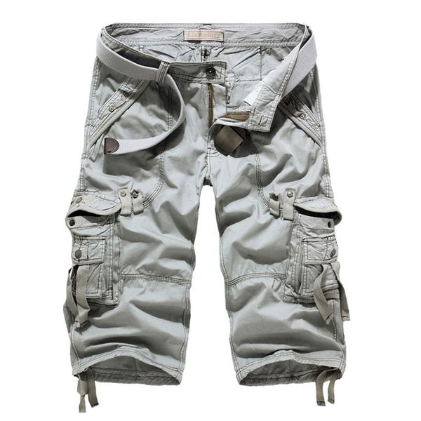drop cargo shorts men casual workout military 's multi-pocket calf-length short pants 210714, White;black
drop cargo shorts men casual workout military 's multi-pocket calf-length short pants 210714, White;black